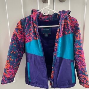 Falls Creek Kids Puffer Jacket - Purple, Blue, and Orange
